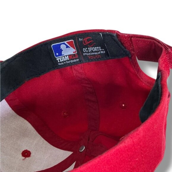 Philly’s Baseball Cap Adjustable Red White Embroider Logo MLB OC Sport Youth OS - Picture 8 of 16
